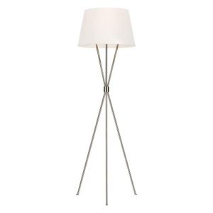 ELSTEAD PENNY 1 LIGHT FLOOR LAMP - POLISHED NICKEL