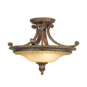 ELSTEAD STIRLING CASTLE 2 LIGHT SEMI-FLUSH