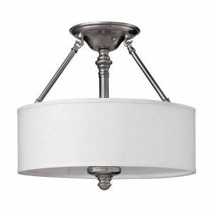 ELSTEAD SUSSEX 3 LIGHT SEMI-FLUSH