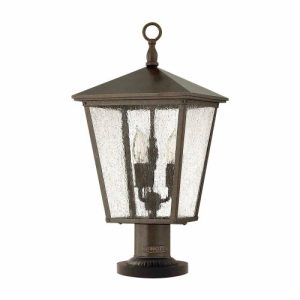 ELSTEAD TRELLIS 3 LIGHT PEDESTAL