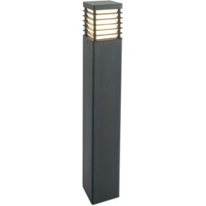 ELSTEAD HALMSTAD 1 LIGHT LARGE BOLLARD - BLACK
