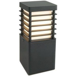 ELSTEAD HALMSTAD SMALL BOLLARD BLACK