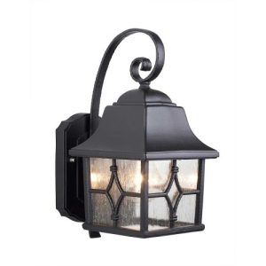 ELSTEAD KENT 1 LIGHT BLACK WALL LANTERN