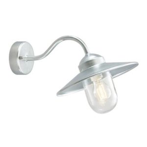 ELSTEAD KLAMPENBORG SWAN NECK LANTERN SILVER