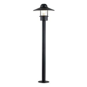 ELSTEAD KLAMPENBORG 1 LIGHT BOLLARD - BLACK