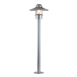ELSTEAD KLAMPENBORG 1 LIGHT BOLLARD - SILVER