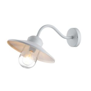 ELSTEAD KLAMPENBORG 1 LIGHT WALL LANTERN - WHITE