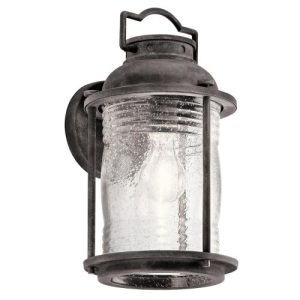 ELSTEAD ASHLAND BAY 1 LIGHT MEDIUM WALL LANTERN