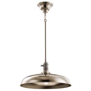 ELSTEAD COBSON 1 LIGHT PENDANT / SEMI FLUSH POLISH