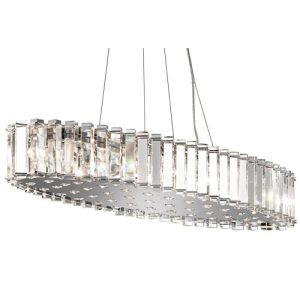ELSTEAD CRYSTAL SKYE 12 LIGHT ISLAND PENDANT