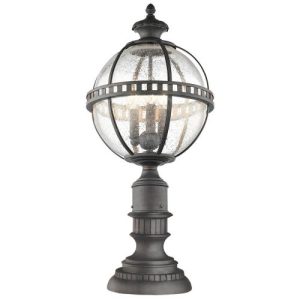 ELSTEAD HALLERON 3 LIGHT PEDESTAL LANTERN