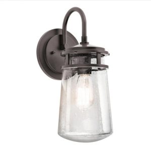 ELSTEAD LYNDON 1 LIGHT MEDIUM WALL LANTERN - ARCHITECTURAL BRONZE