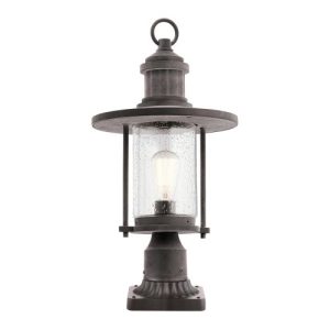 ELSTEAD RIVERWOOD 8" PEDESTAL LANTERN