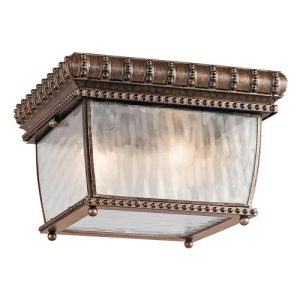 ELSTEAD VENETIAN RAIN 2 LIGHT FLUSH MOUNT