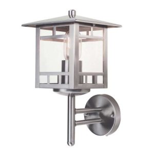 ELSTEAD KOLNE SQUARE WALL LANTERN S/S
