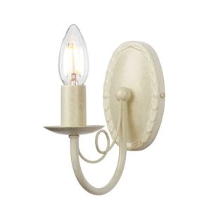ELSTEAD MINSTER 1 LIGHT WALL LIGHT - IVORY GOLD