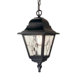 ELSTEAD BLACK CHAIN LANTERN