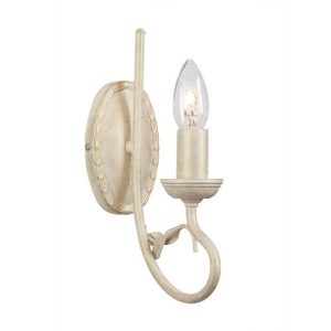 ELSTEAD OLIVIA 1 LIGHT WALL LIGHT - IVORY/GOLD