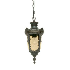 ELSTEAD PHILADELPHIA 1 LIGHT CHAIN LANTERN - OLD BRONZE