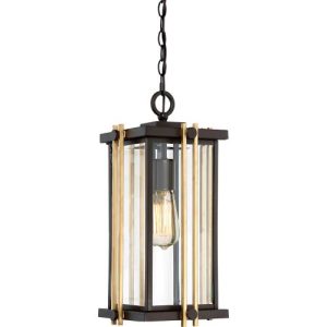 ELSTEAD GOLDENROD 1 LIGHT MEDIUM CHAIN LANTERN