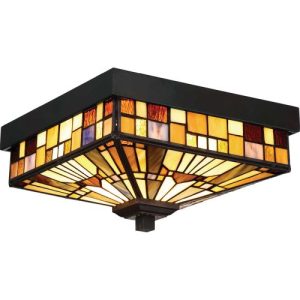ELSTEAD INGLENOOK 2 LIGHT OUTDOOR FLUSH MOUNT