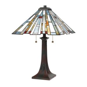 ELSTEAD MAYBECK 2 LIGHT TABLE LAMP