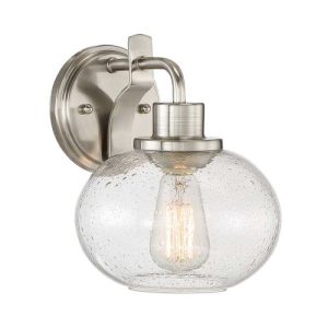 ELSTEAD TRILOGY 1 LIGHT WALL LIGHT - BRUSHED NICKEL