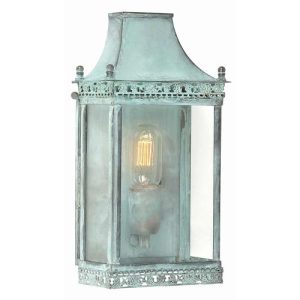 ELSTEAD REGENTS PARK 1 LIGHT WALL LANTERN - VERDIGRIS