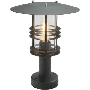 ELSTEAD STOCKHOLM 1 LIGHT PEDESTAL - BLACK