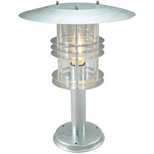 ELSTEAD STOCKHOLM 1 LIGHT GRANDE PEDESTAL - GALVANISED