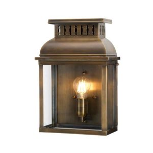 ELSTEAD ANTIQUE BRASS WALL LIGHT