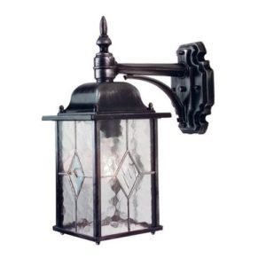 ELSTEAD BLK/SILVER WEXFORD WALL LANTERN