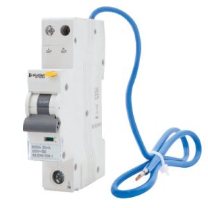 ELUCIAN RCBO B CURVE 1 POLE 6KA 16A 30MA A CLASS