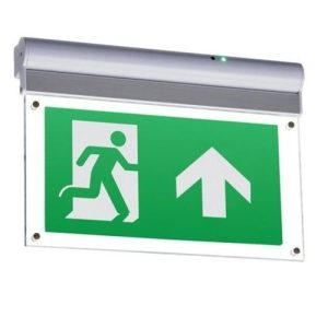KNIGHTSBRIDGE 230V IP20 WALL/CEILING OR HANGING MOUNTED LED EMERGENCY EXIT SIGN