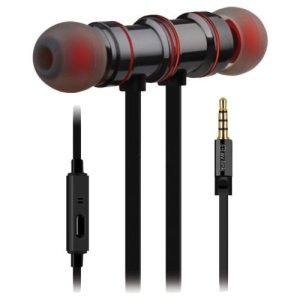 BLACK MAGNETIC WIRED EARPHONES