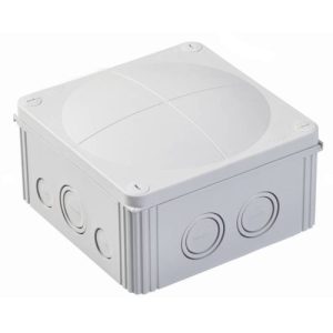 140X140X82 IP66 GREY JUNCTION BOX (+ TERMS) 1LTR 10ML