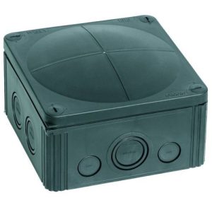 140X140X82 IP66 BLACK JUNCTION BOX (+ TERMS) 1LTR 10ML