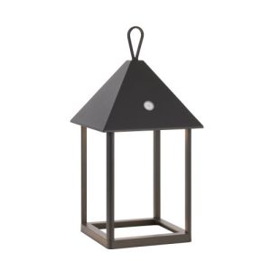 ENDON MEDIUM BLACK 3.15W 3K 230LM TABLE/HANGING LANTERN