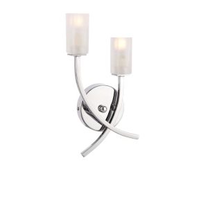ENDON 2-LT CHROME WALL LIGHT