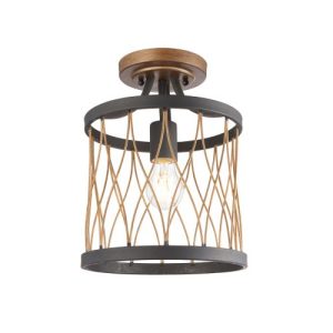 ENDON HESTON SEMI FLUSH