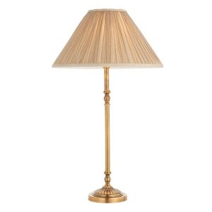 ENDON INTERIORS 1900 FITZROY TABLE & BEIGE SHADE