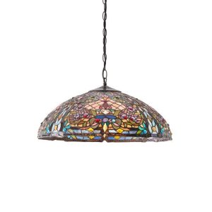 ENDON TIFFANY ANDERSON LARGE 3LT PENDANT