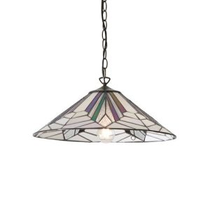 ENDON TIFFANY ASTORIA LARGE PENDANT