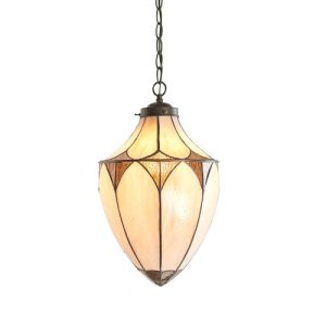 ENDON TIFFANY BROOKLYN MEDIUM ACORN PENDANT