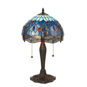 ENDON TIFFANY DRAGONFLY BLUE SMALL TABLE