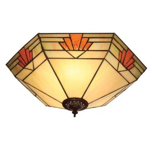 ENDON TIFFANY NEVADA LARGE 2LT FLUSH