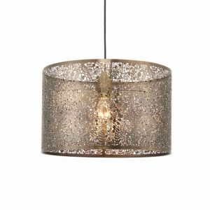 ENDON SECRET GARDEN 400MM 60W ANTIQUE BRASS
