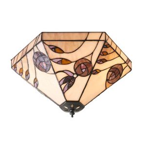 ENDON TIFFANY DAMSELFLY MEDIUM 1LT FLUSH