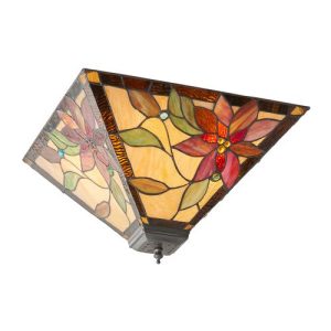 ENDON TIFFANY LELANI MEDIUM 2LT FLUSH