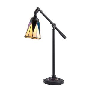 ENDON TIFFANY DARK STAR TASK TABLE